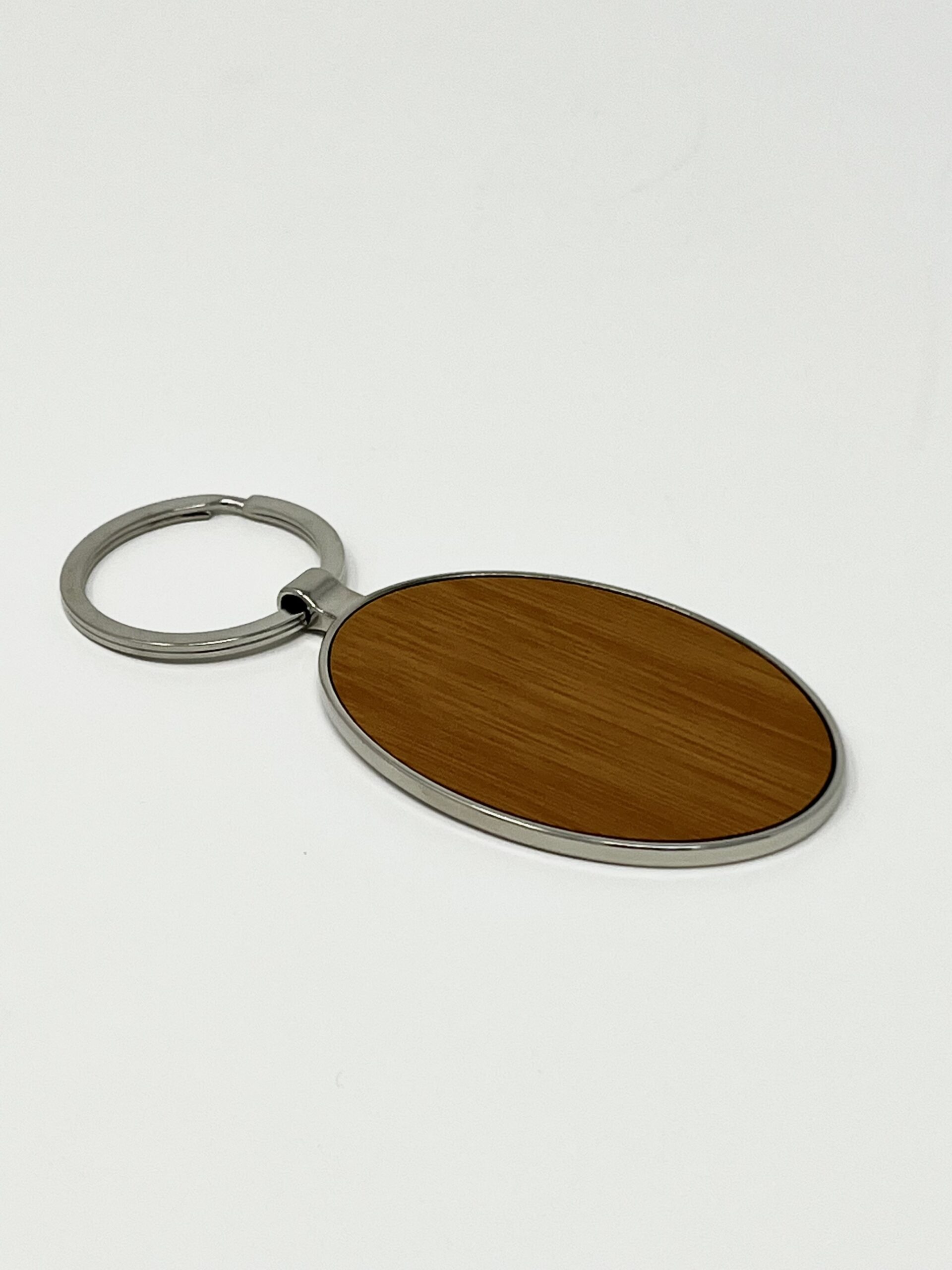 Leatherette/Metal Bamboo Oval Keychain – Kouns Acres Design